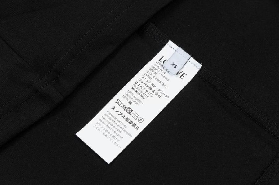 Loewe Logo Embroidered Crewneck T-Shirt
