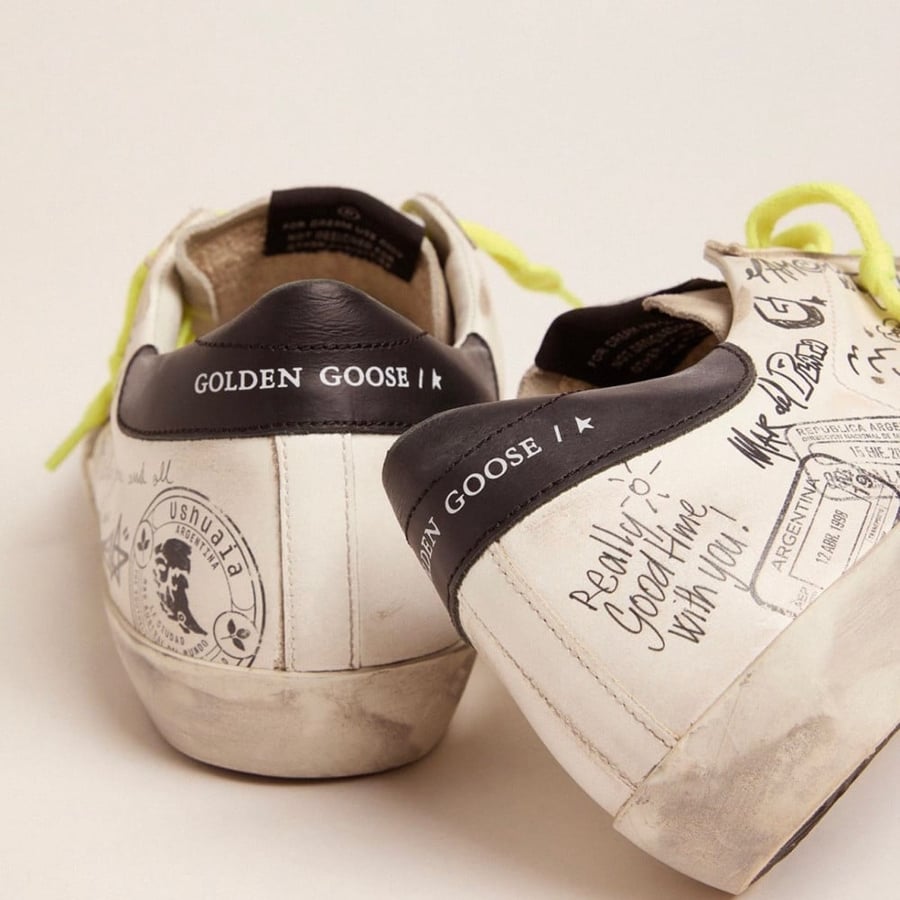 Women’s Journey Super-Star sneakers with graffiti