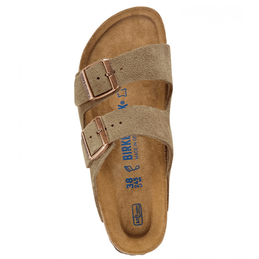 Birkenstock Arizona Soft Footbed Suede Taupe