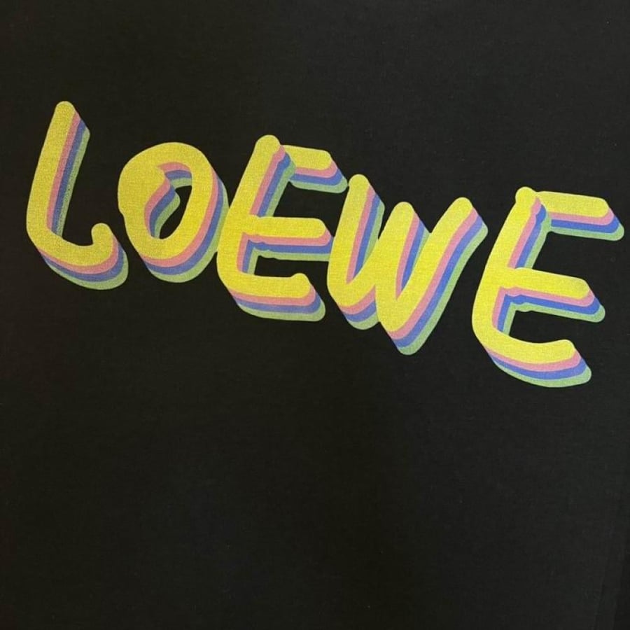 Loewe Logo Printed Crewneck T-Shirt