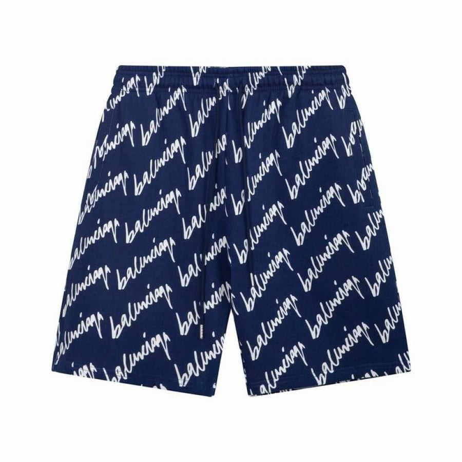 Balenciaga logo track shorts