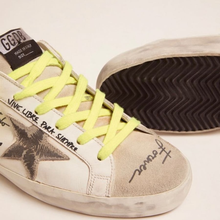 Women’s Journey Super-Star sneakers with graffiti
