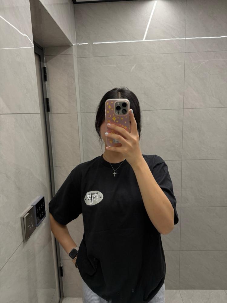 Supreme Dalmatian Tee Black SS25
