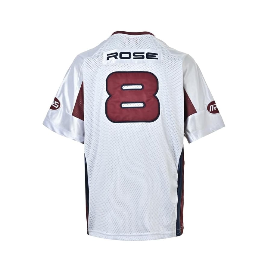 Supreme x Martine Rose Football Jersey White Burgundy FW24