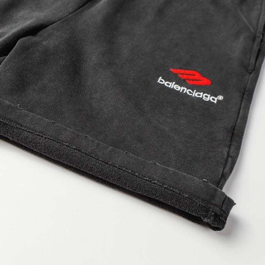 Balenciaga logo track shorts
