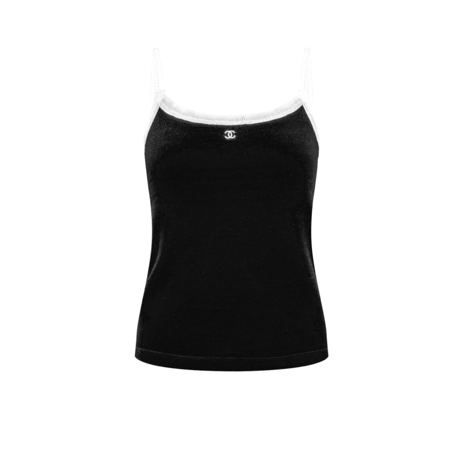 Chanel Knit Camisole Black