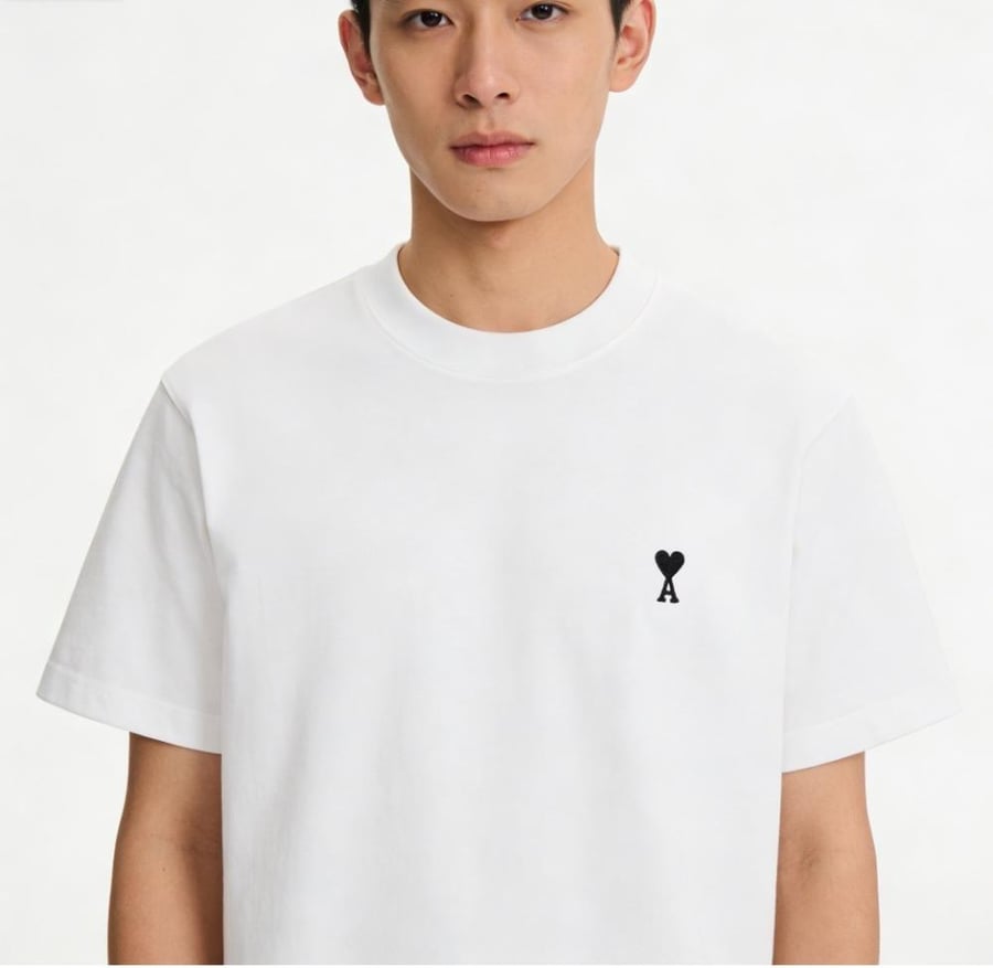 AMI Paris Heart Logo T-Shirt