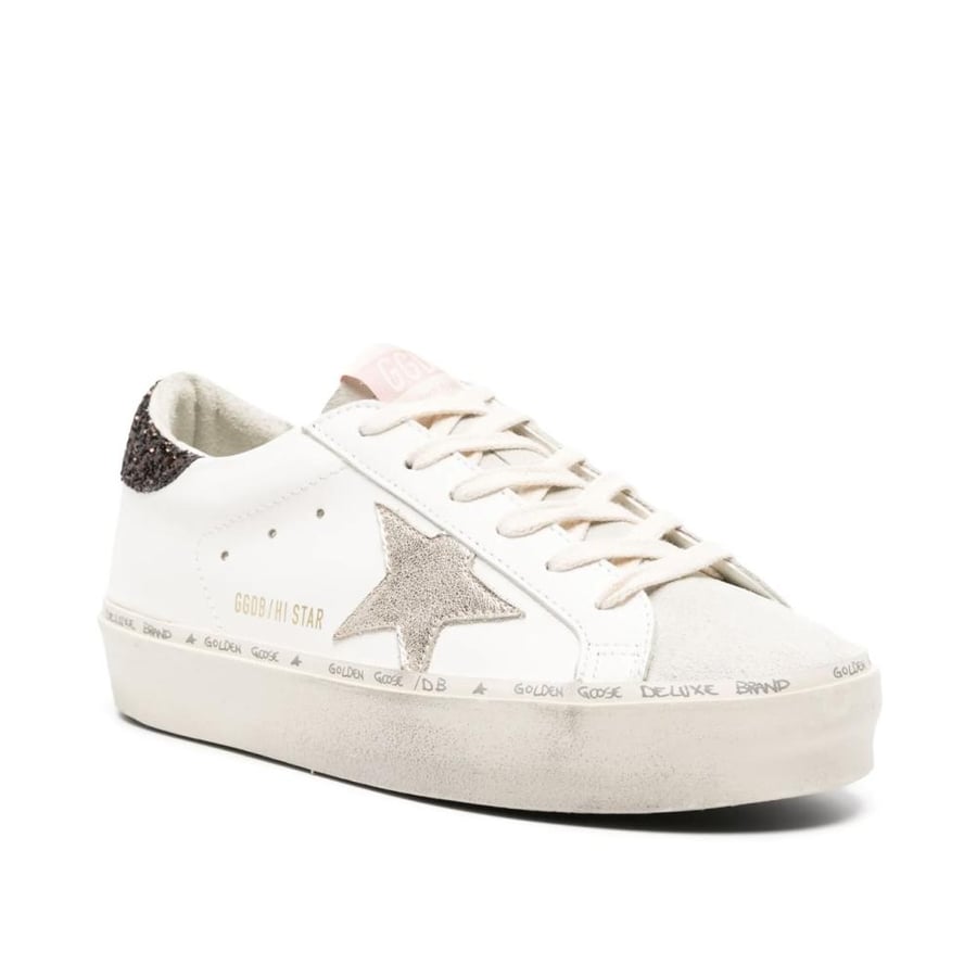 Golden Goose Hi Star Leather Sneakers