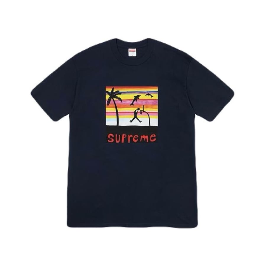 Supreme logo cotton T-shirt