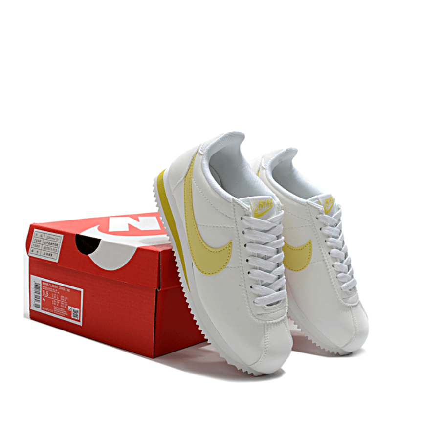 Nike Wmns Cortez White/Pale Yellow