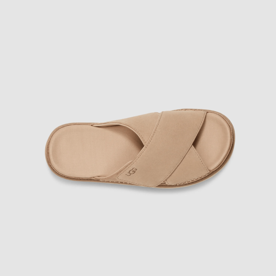 UGG Goldenstar Cross Slide Driftwood