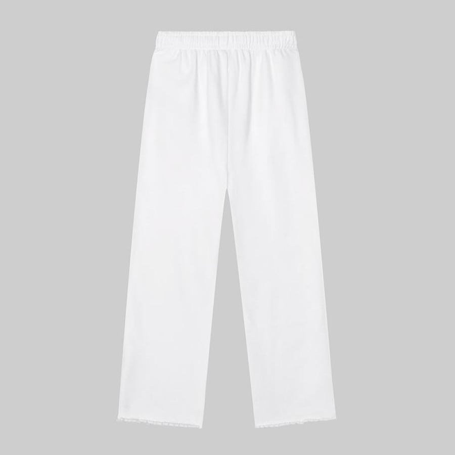 Balenciaga logo-embroidered velour track pants