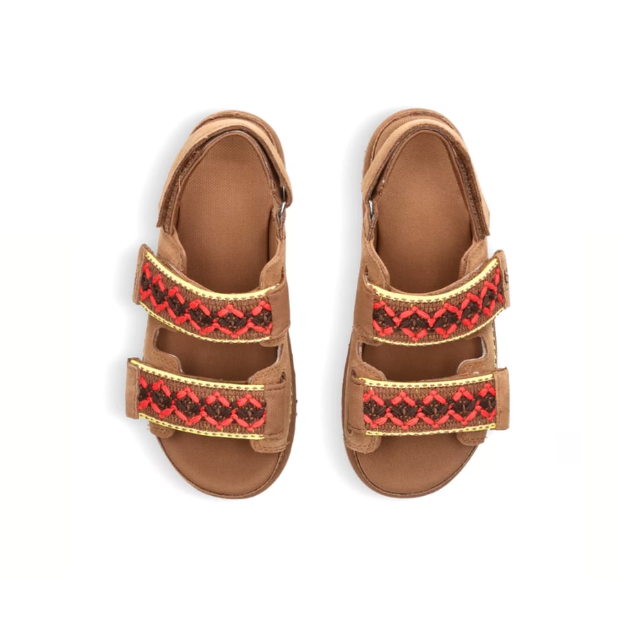 UGG Goldenstar Heritage Braid Sandal Chestnut