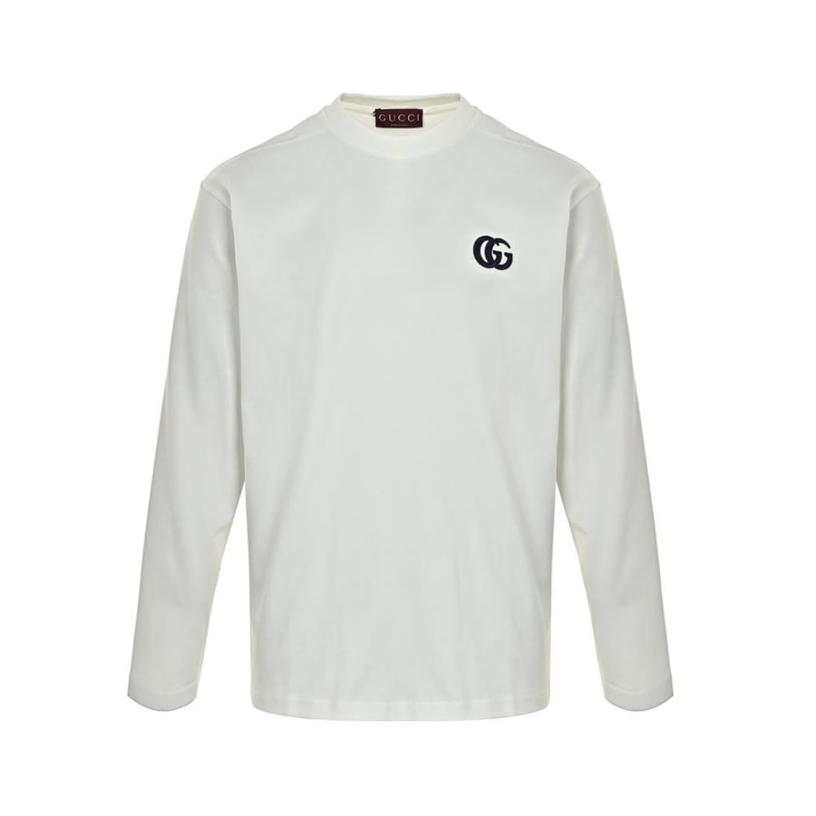 Gucci Interlocking GG Logo Sweatshirt White