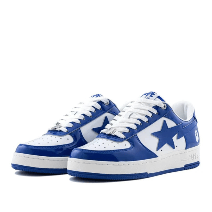 A Bathing Ape BAPE STA Low Black Snake Skin