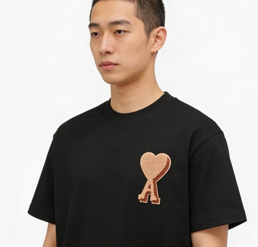 ‏AMI Paris Heart Logo T-Shirt