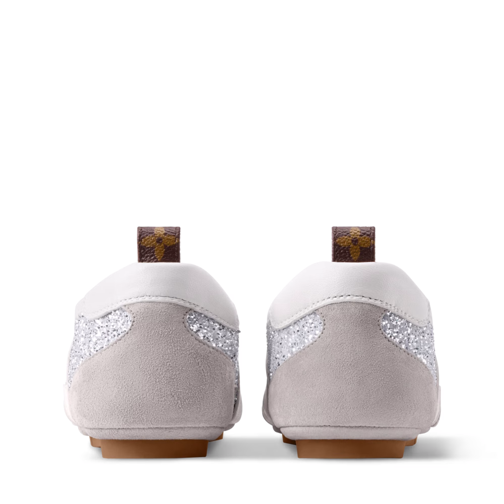 Louis Vuitton LV Sneakerina Sequin Metallic Silver