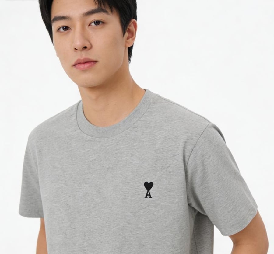 ‏AMI Paris Heart Logo T-Shirt