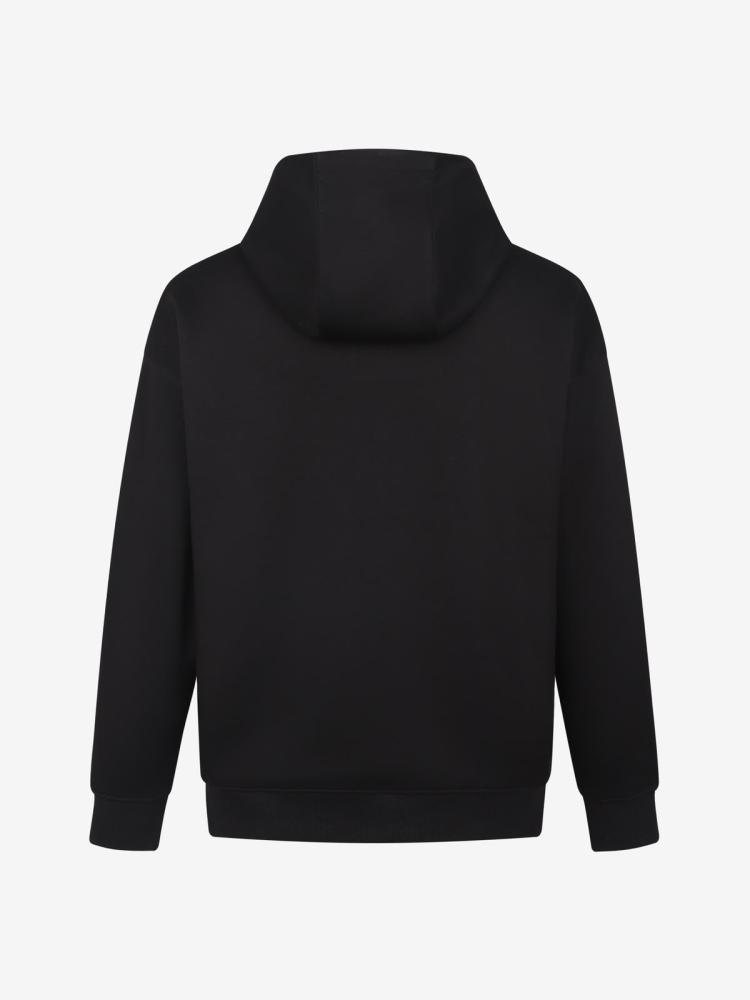 Fendi Cotton Hooded Sweatshirt Black
