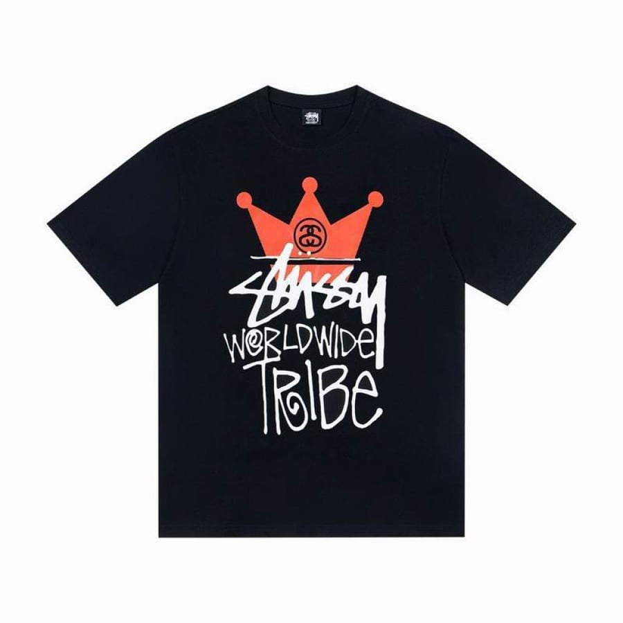 Stüssy Worldwide Tribe Crown T-Shirt