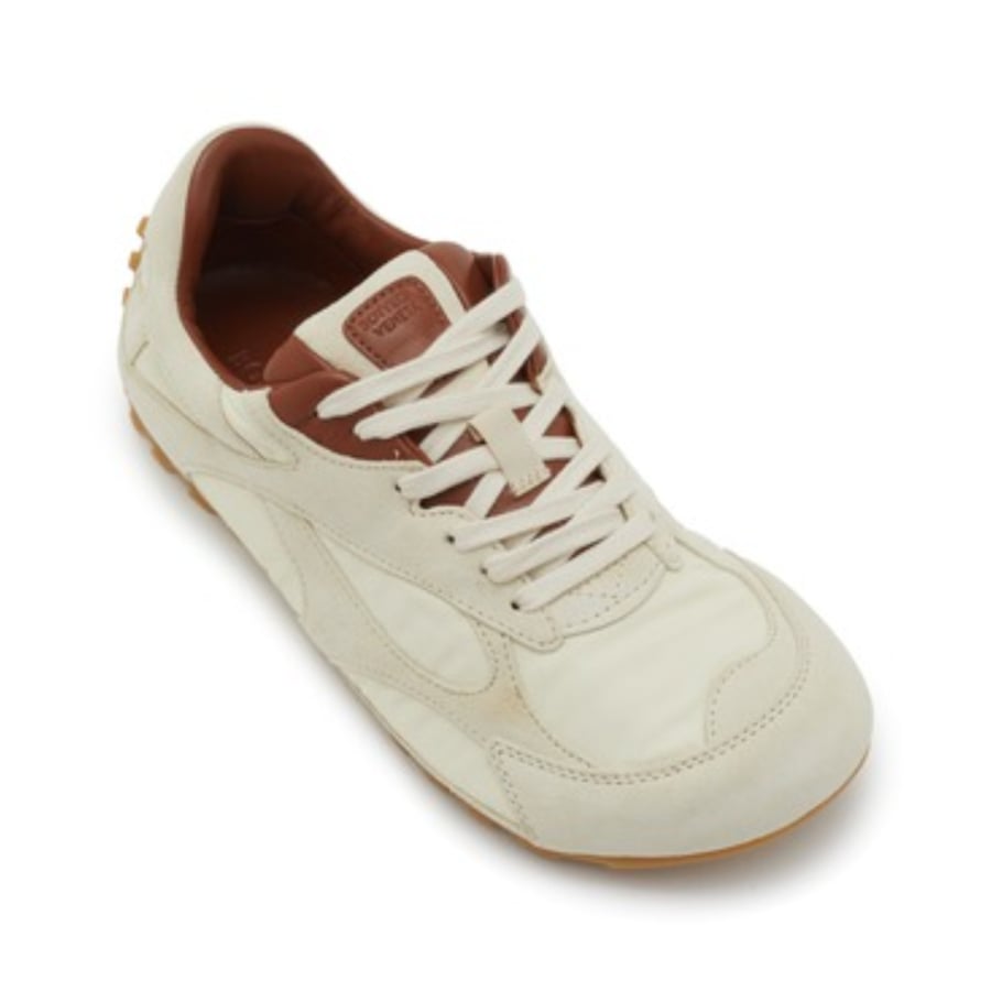 Bottega Veneta Orbit Flash Sneakers Sea Salt Caramel