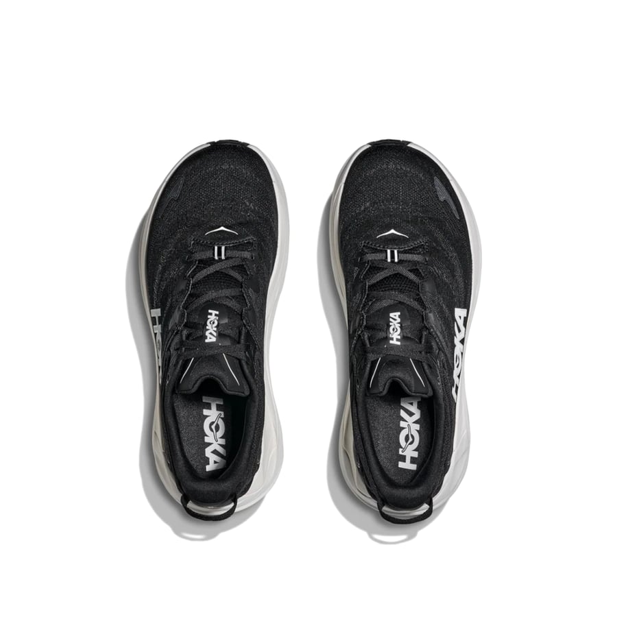 HOKA Clifton 9 Kids Running Shoes Black / White