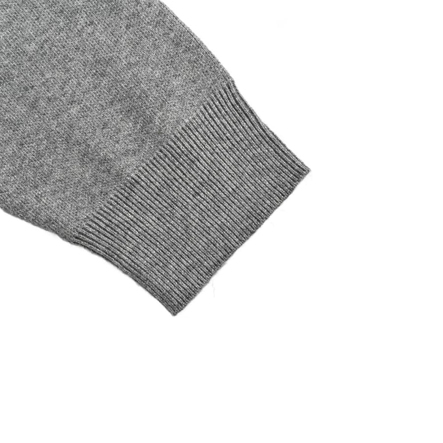 Miu Miu Long-Sleeved Cotton Jersey T-Shirt Grey