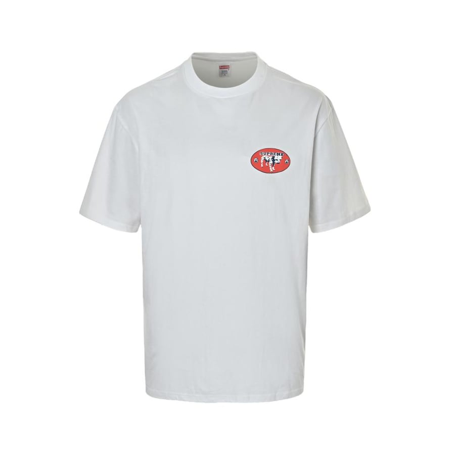 Supreme Dalmatian Tee White/Red SS25