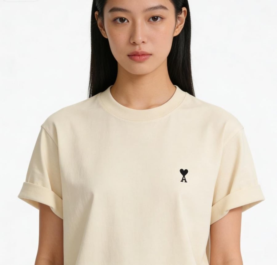 ‏AMI Paris Heart Logo T-Shirt