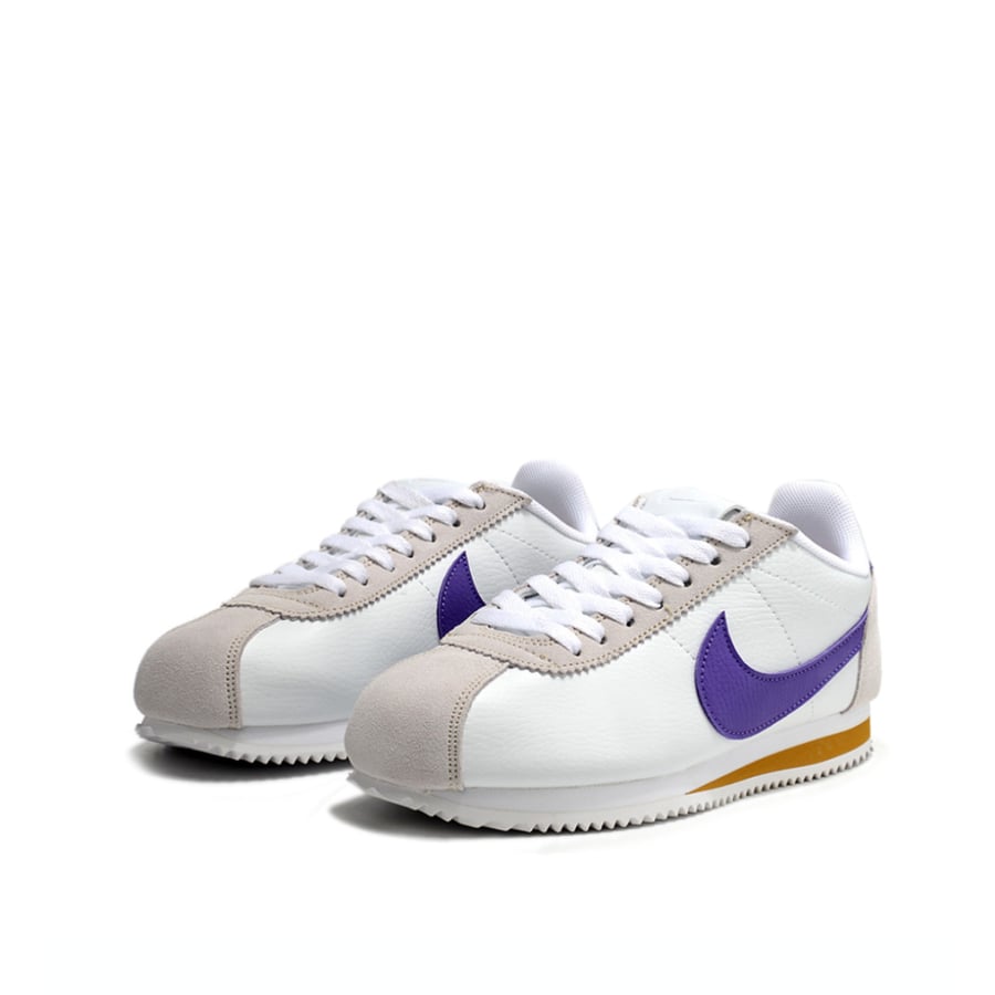 Nike Cortez Lakers White/Varsity Purple/Varsity Maize
