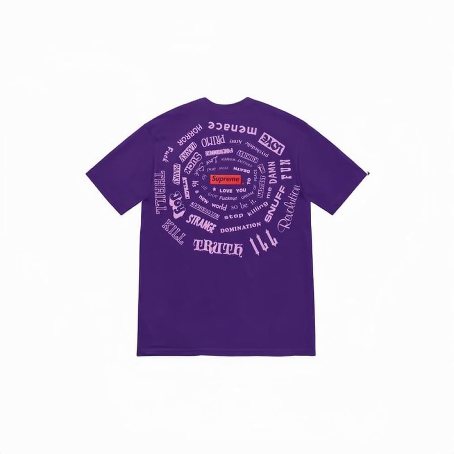 Supreme logo cotton T-shirt