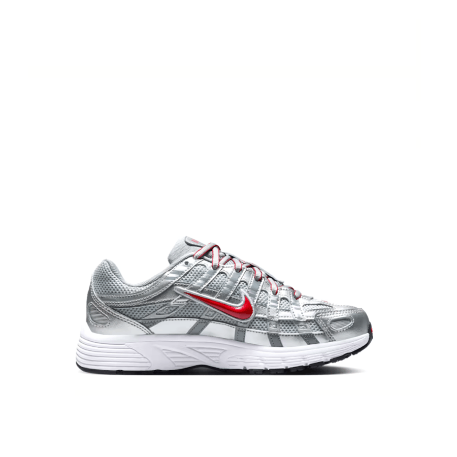 Nike P-6000 Kids White / Metallic Silver / Black