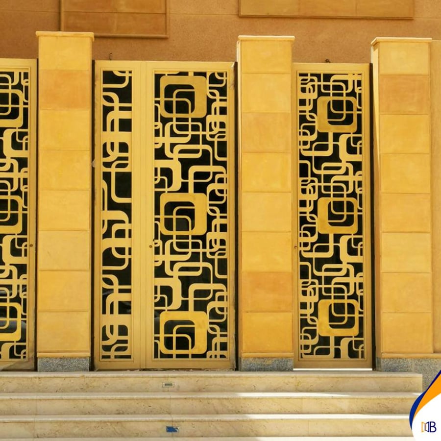 باب حديد  تصميم 74