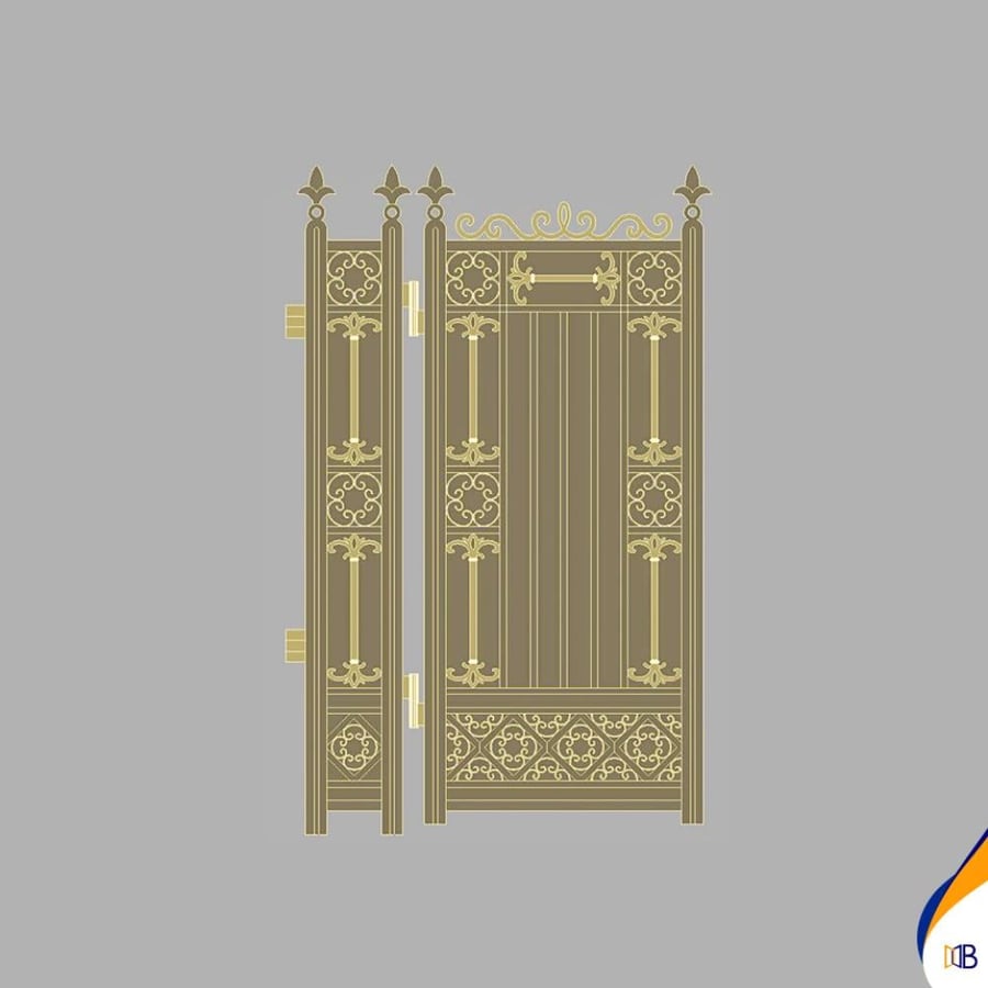باب حديد  تصميم 78