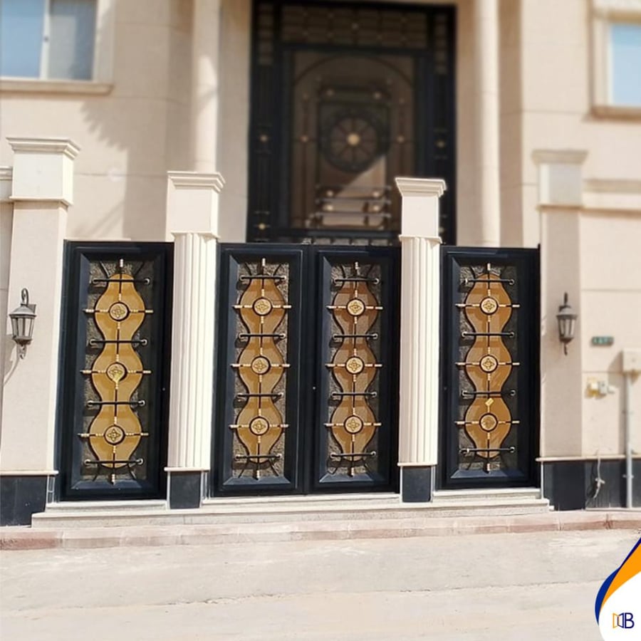 باب حديد  تصميم 58