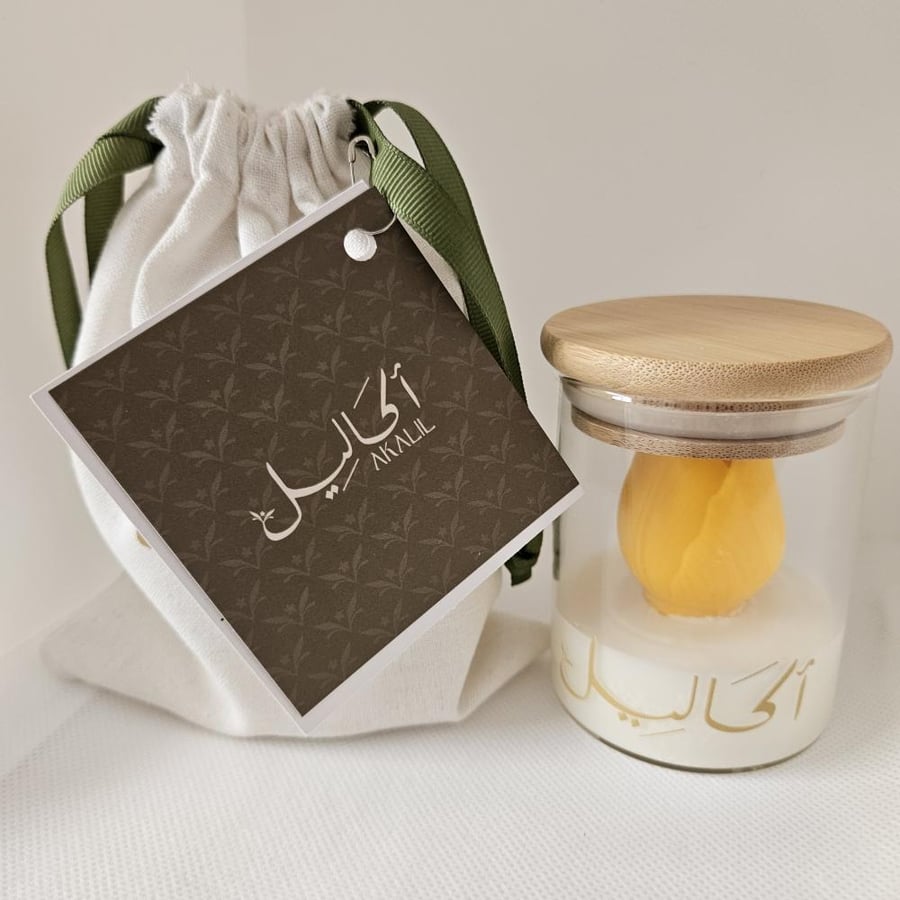 شمعة التوليب الأصفر