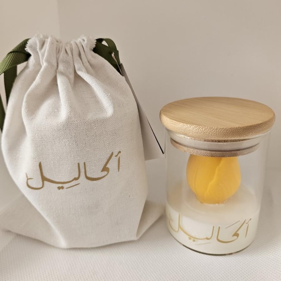 شمعة التوليب الأصفر