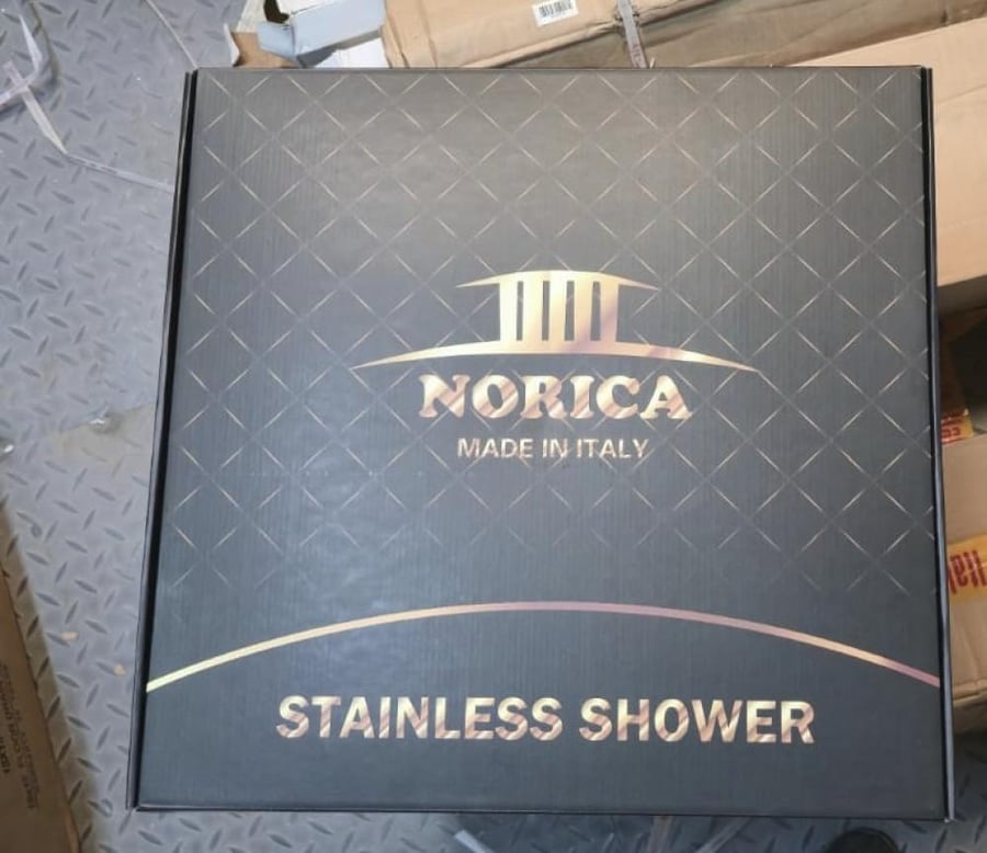طاسة دش مخفي 40×40 دائري كروم ايطالي - NORICA