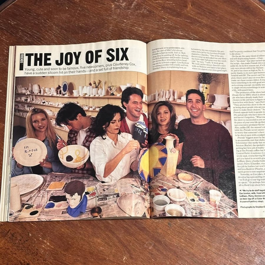 مجلة  عدد 17 أبريل 1995 - People Weekly – All About Friends