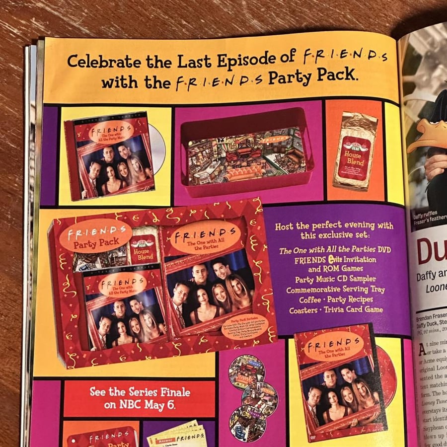 مجلة  عدد 5 مارس 2004   - Entertainment Weekly – Friends Forever
