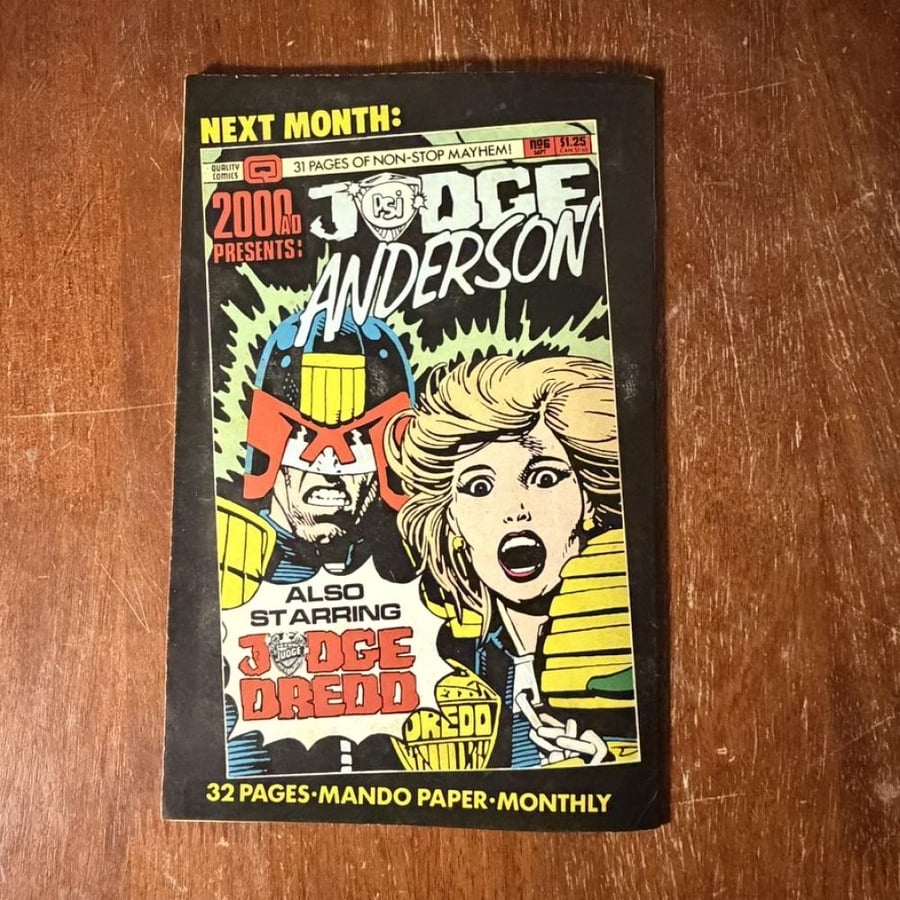 كوميك Judge Dredd No.34 – Quality Comics