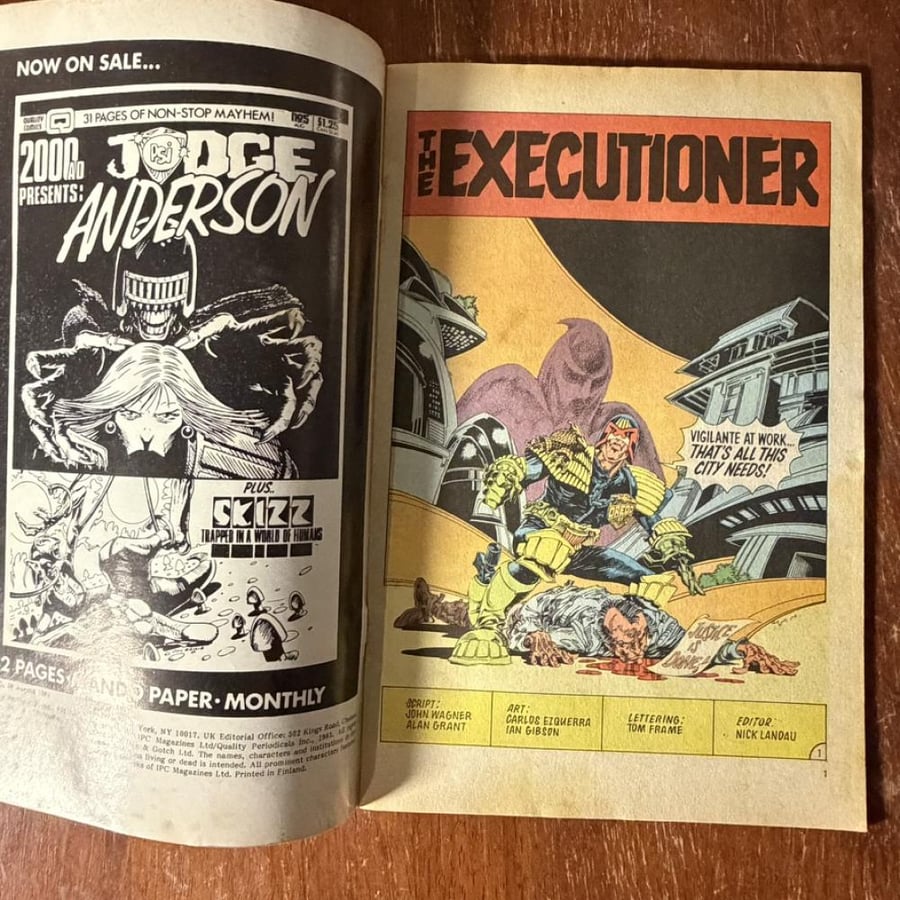 كوميك Judge Dredd No.34 – Quality Comics