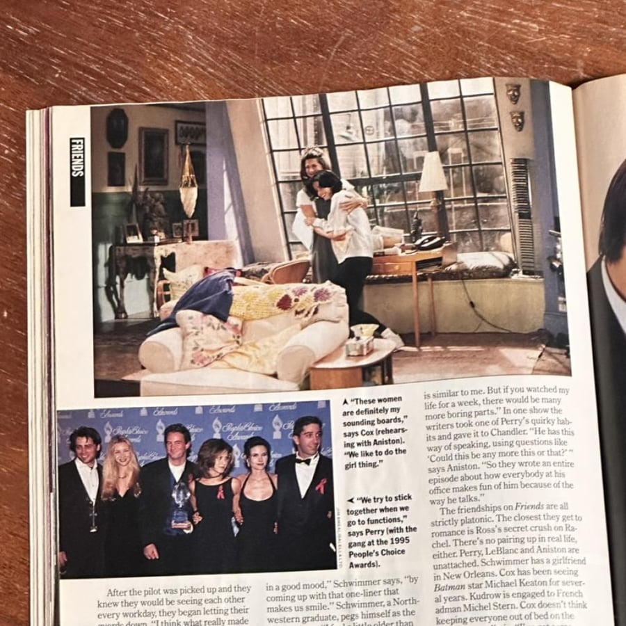مجلة  عدد 17 أبريل 1995 - People Weekly – All About Friends