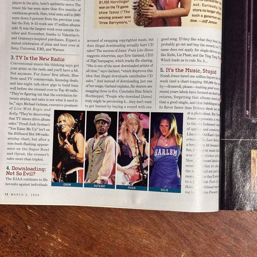 مجلة  عدد 5 مارس 2004   - Entertainment Weekly – Friends Forever