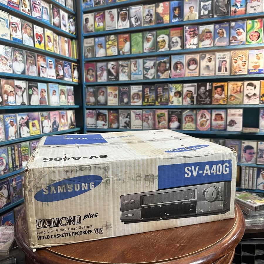 جهاز فيديو vcr - vhs سامسونج صناعة كورية مخزن بالكرتون