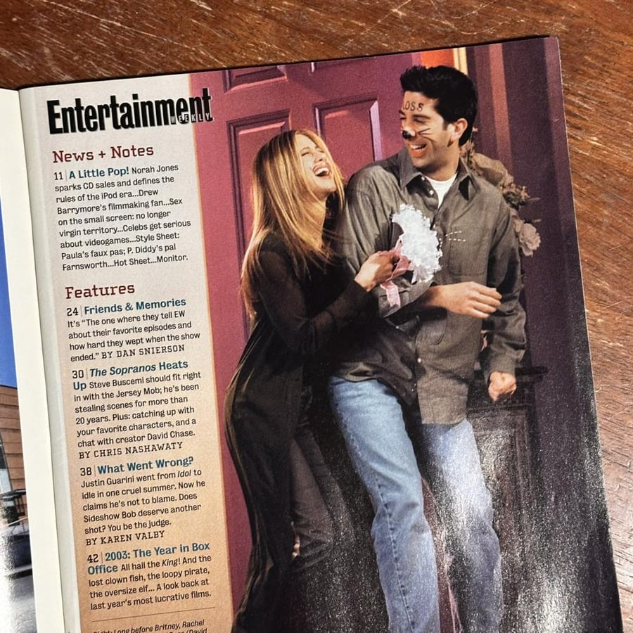 مجلة  عدد 5 مارس 2004   - Entertainment Weekly – Friends Forever