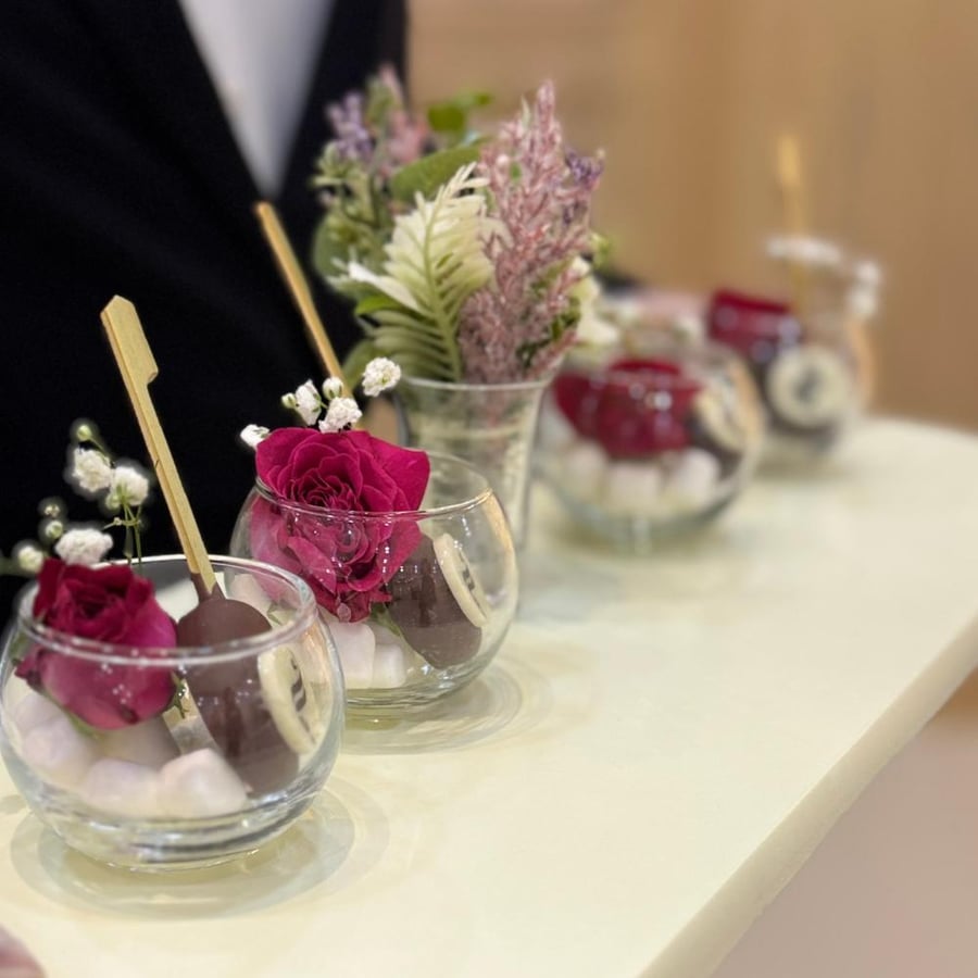 Wedding procession sweets