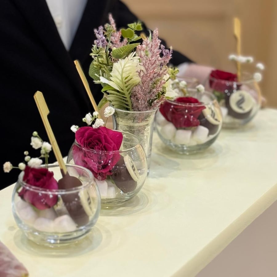 Wedding procession sweets