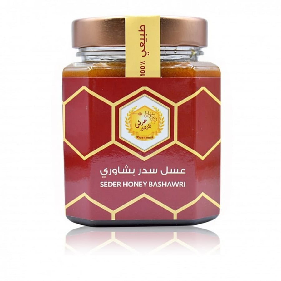 عسل سدر بشاوري عسل عرش الزهور  Honey Arsh Alzhoor