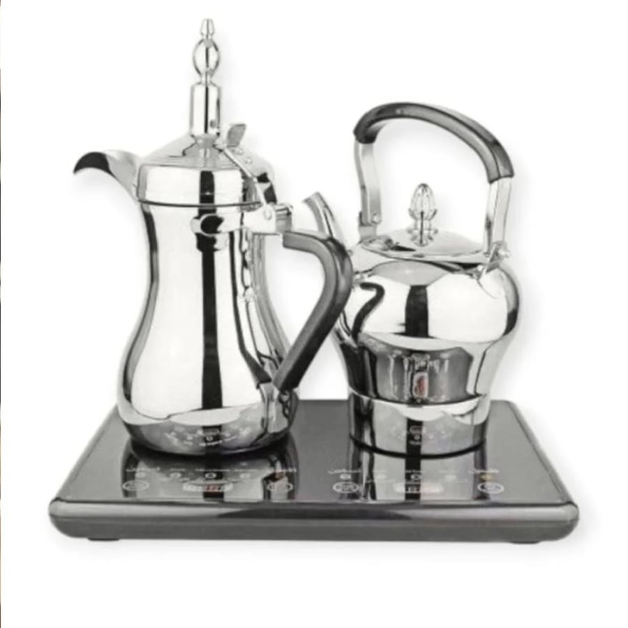 طقم DENX DX3410 الكهربائي للقهوة والشاي 1600 واط ستانلس ستيل 304  4